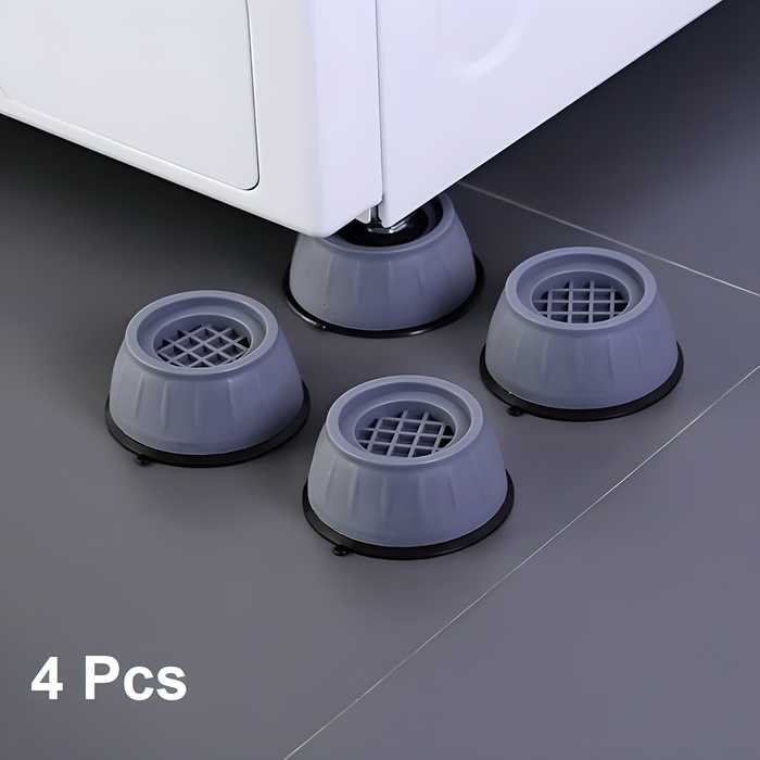 VibeGuard™ Anti-Vibration Pads (4 Pcs) – Shock-Proof Non-Slip Feet for Washing Machine & Furniture